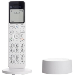 Bezvadu fiksētais telefons Motorola DOT411 balts