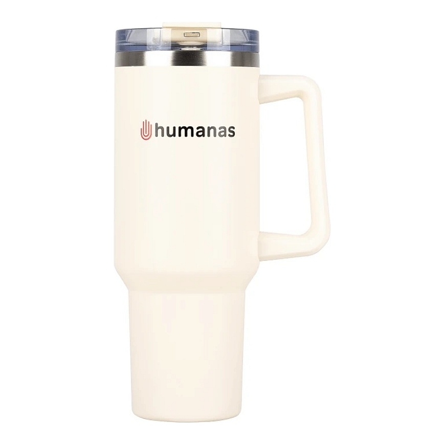 Termos - Humanas Viva 1200 ml Roostevaba terasest Kahekordne sein Sand – 2
