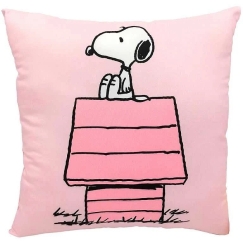 Cyp Brands Snoopy Vaaleanpunainen Kenneli tyyny
