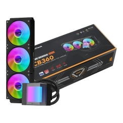 DarkFlash CB360 ūdensdzesēšanas CPU dzesētājs (melns)