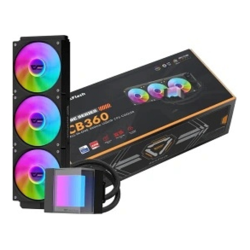 DarkFlash CB360 Водяной кулер для процессора (черный) – 2