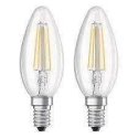 Osram BULB LED B40 4W E14 827 470LM FIL 2PCS Osram BULB LED B40 4W E14 827 470LM FIL 2PCS