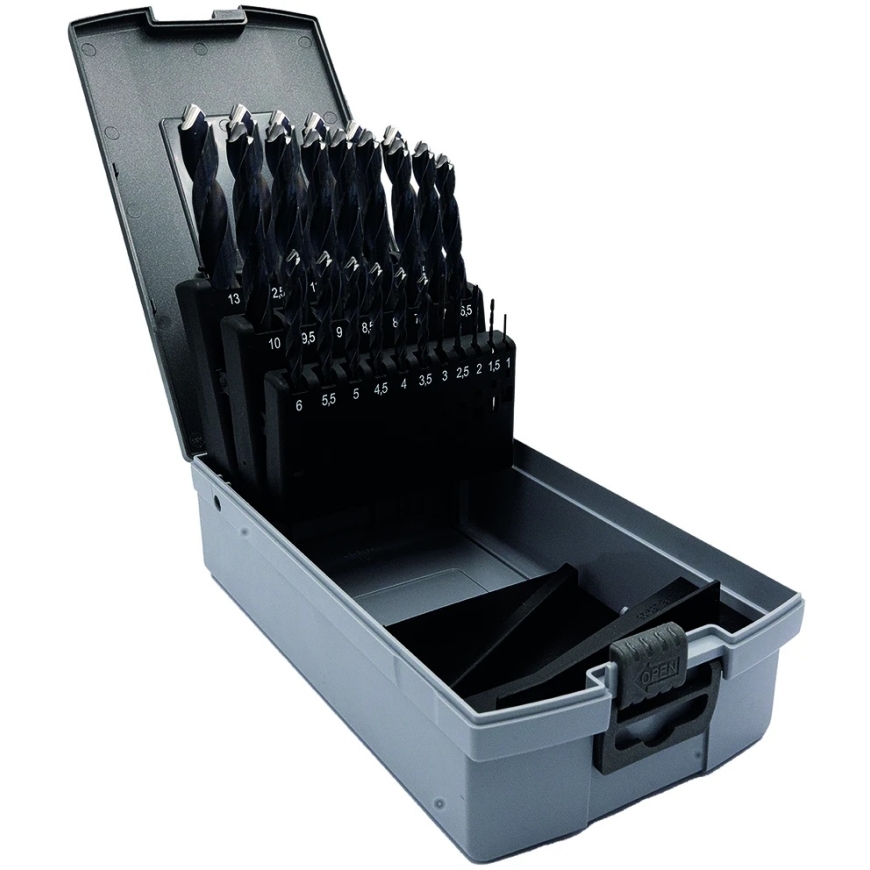 27 HSS metallide puuride komplekt, METALLPEA KP 25, ALPEN [0066600025100]