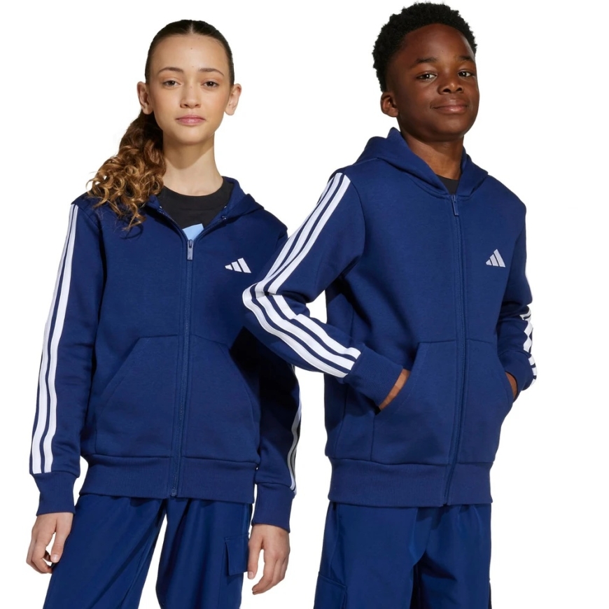 adidas Essentials täispikkade tõmblukkudega lastenag pruun JY4980 (164 cm)