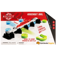 Fat Brain Magshuto Knockout Rail magnetic precision game