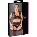 Cottelli Curves Lace Set juodas 4XL Cottelli Curves Lace Set juodas 4XL