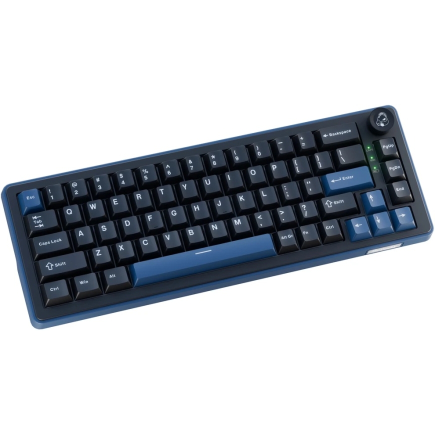 Ducky OK-M 65 spēļu tastatūra, 65%, Hot-Swappable, RGB, ANSI – KTT Vīna sarkanās slēdži