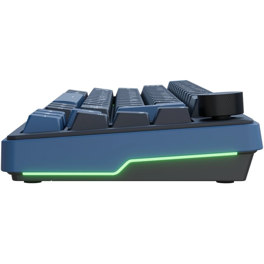 Ducky OK-M 65 Gaming Keyboard, 65%, Hot-Swappable, RGB, ANSI – KTT Wine Red Switches – 3