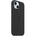 Mustaa silikonikuorta MagSafella iPhone 15:lle (MT0J3ZM/A) Applelta Mustaa silikonikuorta MagSafella iPhone 15:lle (MT0J3ZM/A) Applelta