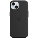 Mustaa silikonikuorta MagSafella iPhone 15:lle (MT0J3ZM/A) Applelta Mustaa silikonikuorta MagSafella iPhone 15:lle (MT0J3ZM/A) Applelta