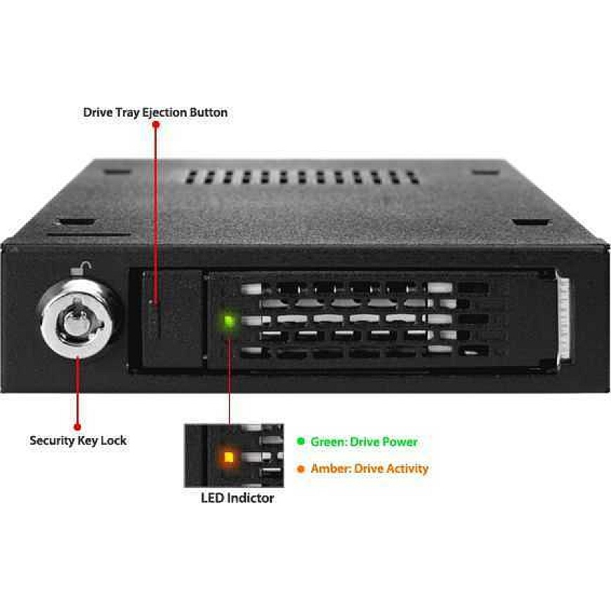 Icy Dock ToughArmor MB991SK-B 2.5" SATA Чёрный – 3