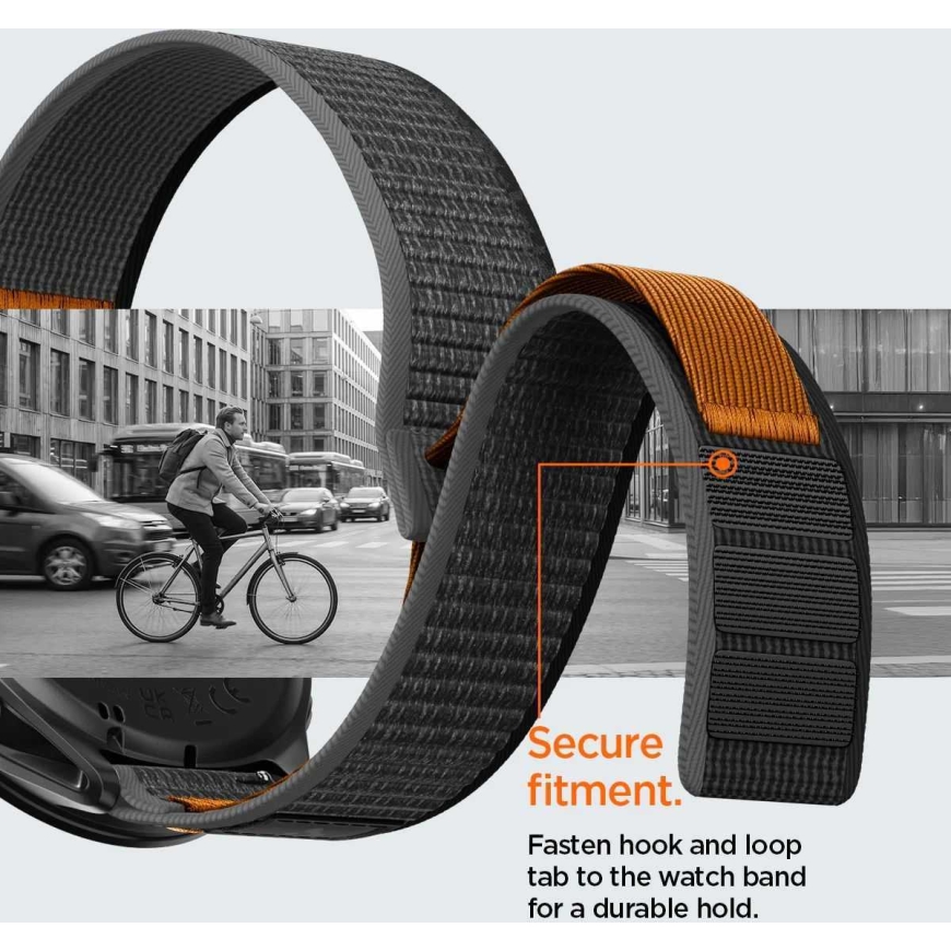 Spigen Athlex Air Quick Realase Garmin Watch 22mm Черный – 4