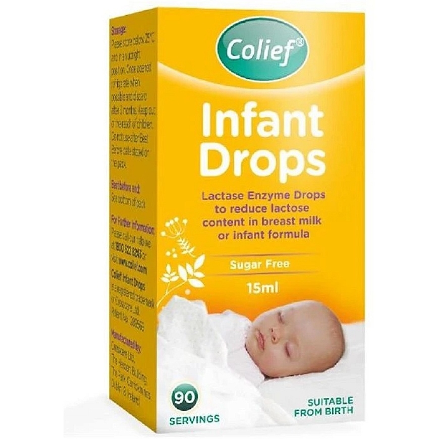 Carriwell Colief, tilgad beebidele, laktaasi ensüüm, koolikite vastu, tilgad, 15 ml lastele – 4