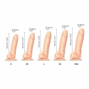 Strap On Me SLIDING SKIN REĀLISTISKS DILDO VANILLES XL Strap On Me SLIDING SKIN REĀLISTISKS DILDO VANILLES XL