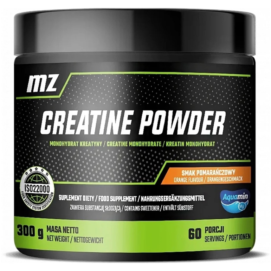 MZ Creatine Powder suplement diety pomarańcza 300g