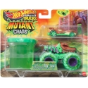 Mattel HOT WHEELS MONSTER TRUCKS MUTANT CHAOS džipas su slaimu (JMV37) Mattel HOT WHEELS MONSTER TRUCKS MUTANT CHAOS džipas su slaimu (JMV37)
