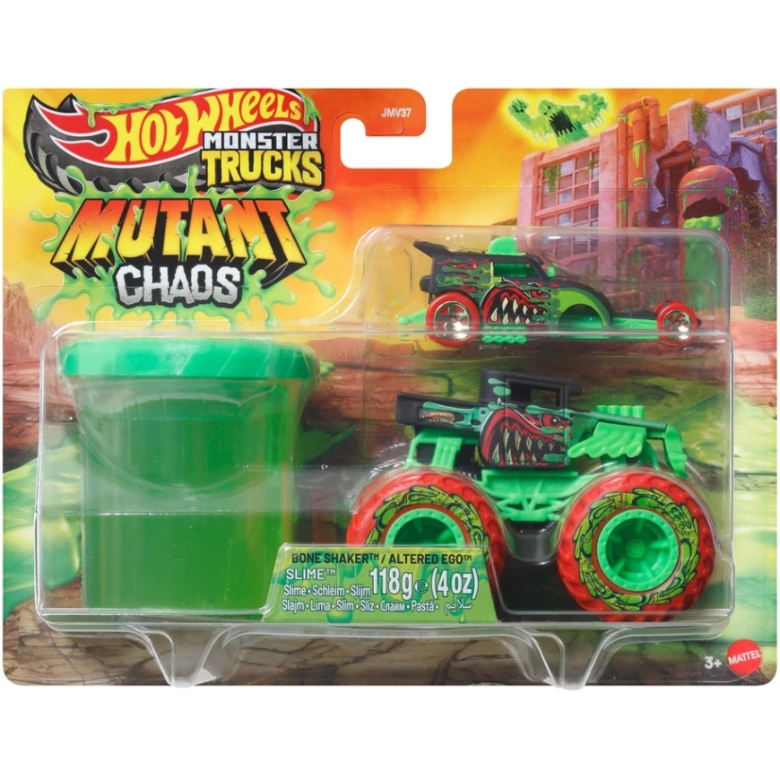 Mattel HOT WHEELS MONSTER TRUCKS MUTANT CHAOS maastoauto limalla (JMV37) – 2