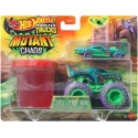 Mattel HOT WHEELS MONSTER TRUCKS MUTANT CHAOS džipas su slaimu (JMV37) Mattel HOT WHEELS MONSTER TRUCKS MUTANT CHAOS džipas su slaimu (JMV37)
