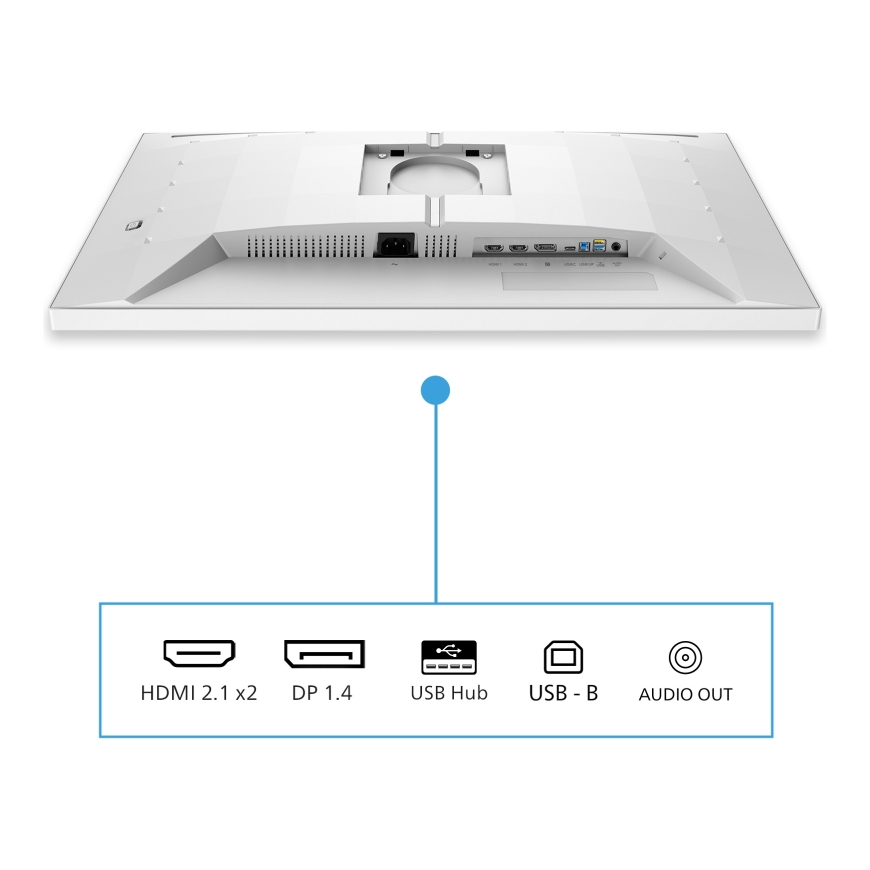 Philips Evnia 5000 PC lamekuvar 68,6 cm (27") 3840 x 2160 pikslit 4K Ultra HD LCD Valge – 4