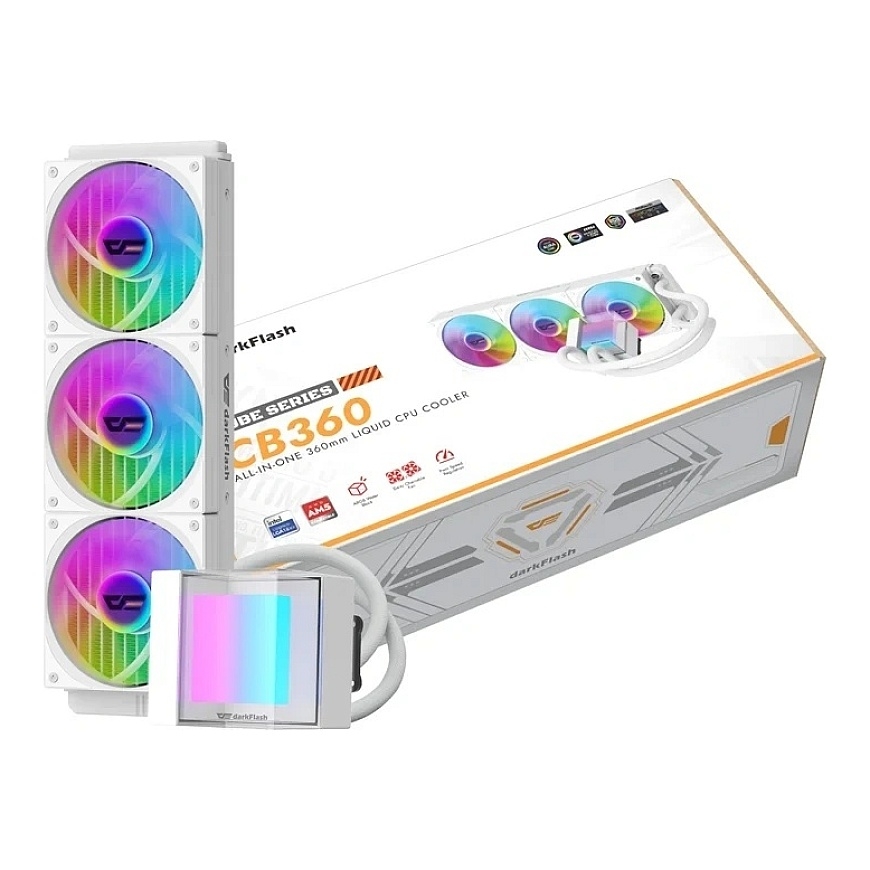 Darkflash CB360 CPU dzesētājs (balts)