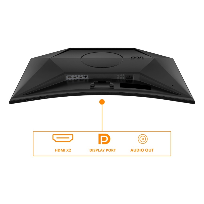 AOC G4 CQ32G4VE монитор для ПК 80 cm (31.5") 2560 x 1440 пикселей Quad HD ЖК Черный, Серый – 4