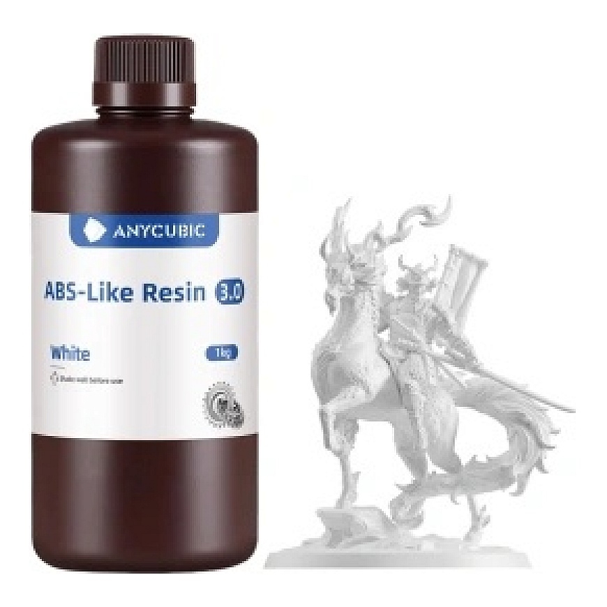 ANYCUBIC ABS-Like sveķi 3.0 (balti) – 2