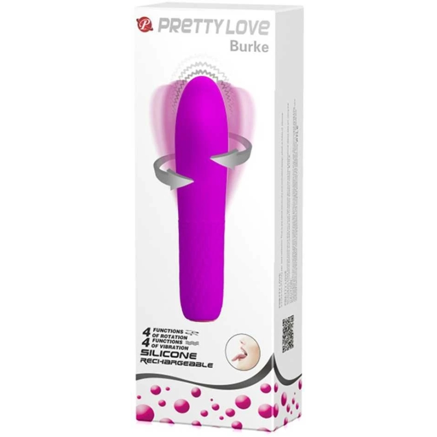 Pretty Love Classic vibrator, vibrations, rotations, 2x4 modes, 16cm – 2