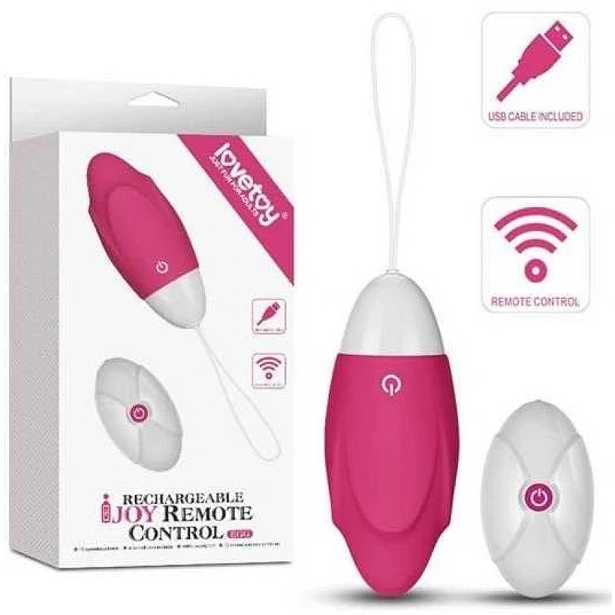 Lovetoy Silky vibruojantis kiaušinis stiprios vibracijos nuotolinio valdymo pultas