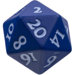 Ultra Pro UP - Vivid Heavy Metal Dice: Mėlyna (2 kauliukai)