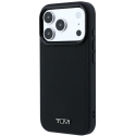Tumi Leather "Ballistic Pattern" MagSafe Case for iPhone 18 Pro / 17 Pro, Black Tumi Leather "Ballistic Pattern" MagSafe Case for iPhone 18 Pro / 17 Pro, Black