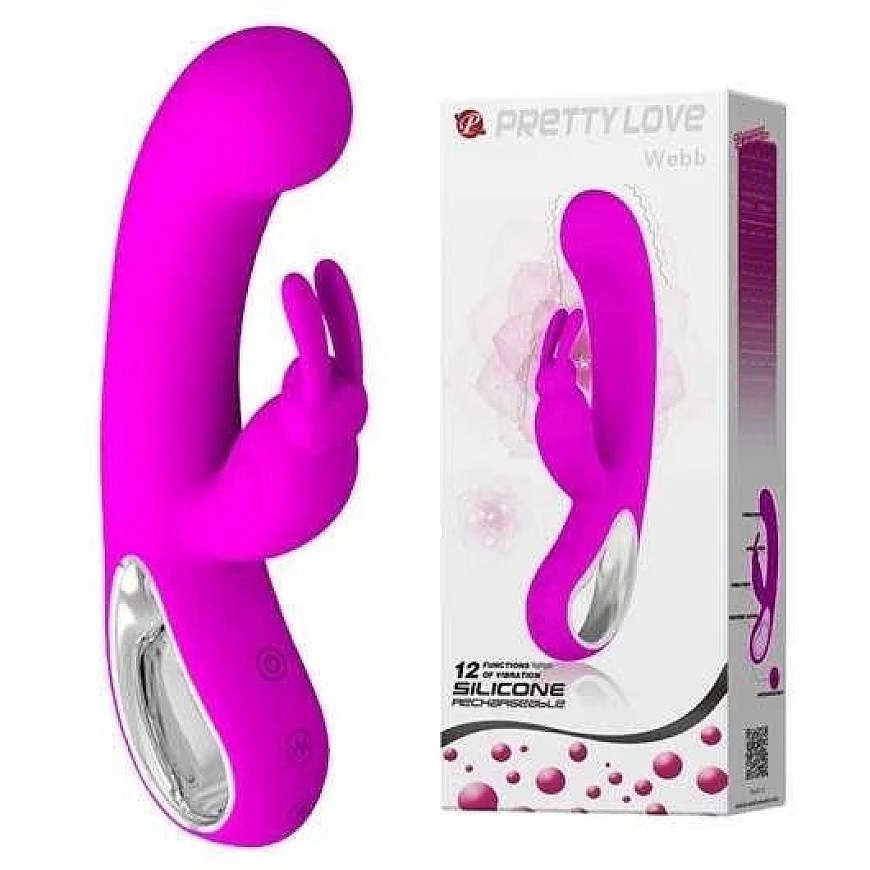 "Pretty Love" clitoral G-spot vibrator, 12 modes, 21 cm