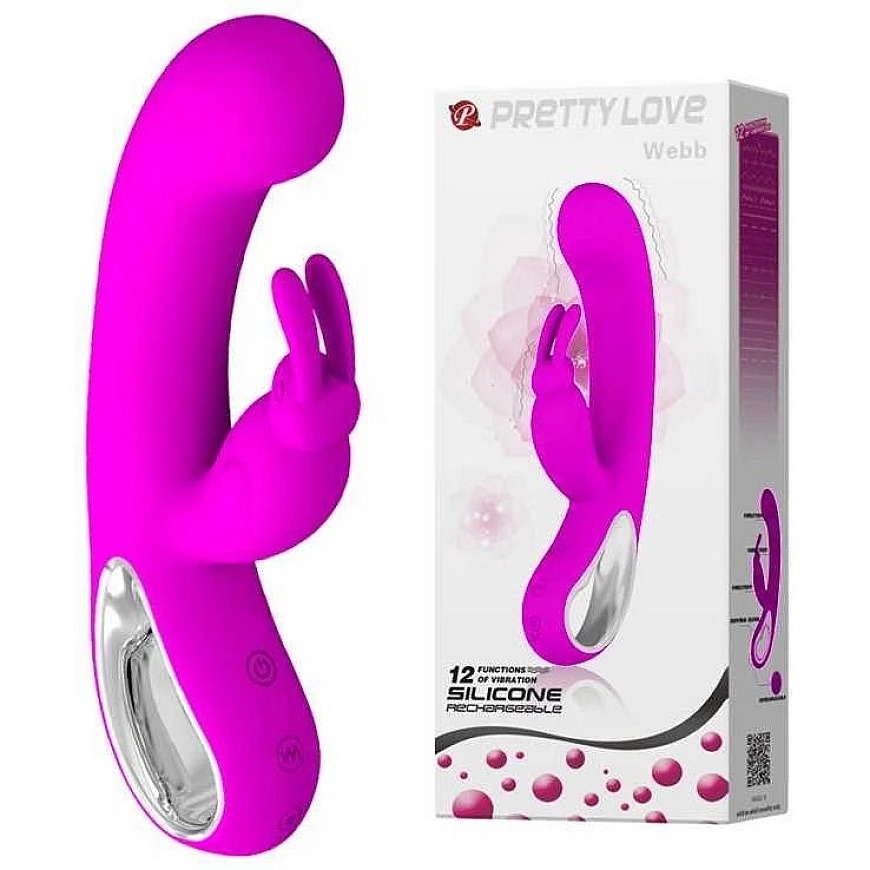 „Pretty Love“ klitora un G-punkta vibrators, 12 režīmi, 21 cm – 2