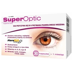 "SuperOptic" dietary supplement with ingredients that support proper vision, 30 capsules