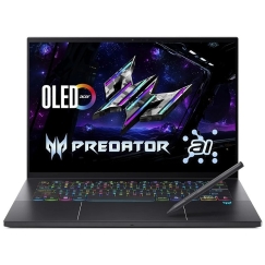 Acer Predator Triton 14 AI portatīvais dators (PT14-52T-90CB) spēļu / „Copilot+“ personīgais dators, 14,5 collu WQ2.8K skārienek
