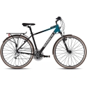 Tabou Kinetic 1 -pyörä musta-laivastonsininen M / 19" (Koko: M / 19") Tabou Kinetic 1 -pyörä musta-laivastonsininen M / 19" (Koko: M / 19")