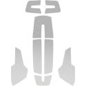Reflective Stickers for ABUS Spector Helmet (-E), 2 pcs. Reflective Stickers for ABUS Spector Helmet (-E), 2 pcs.