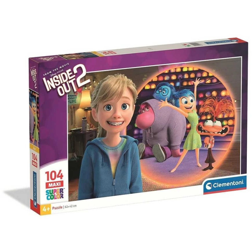 Clementoni CLE puzle 104 maxi SuperKolor iekšā uz āru 2 25069 – 2