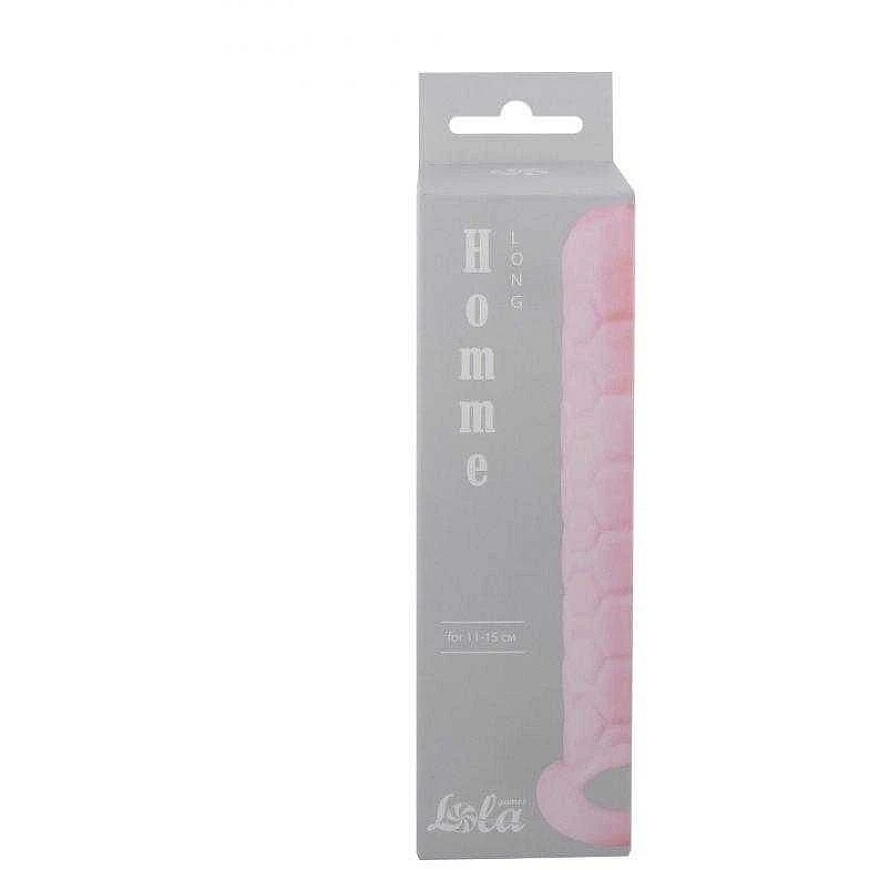 Lola Games Homme peniksen pidennysseinä Homme Vaaleanpunainen 11-15cm