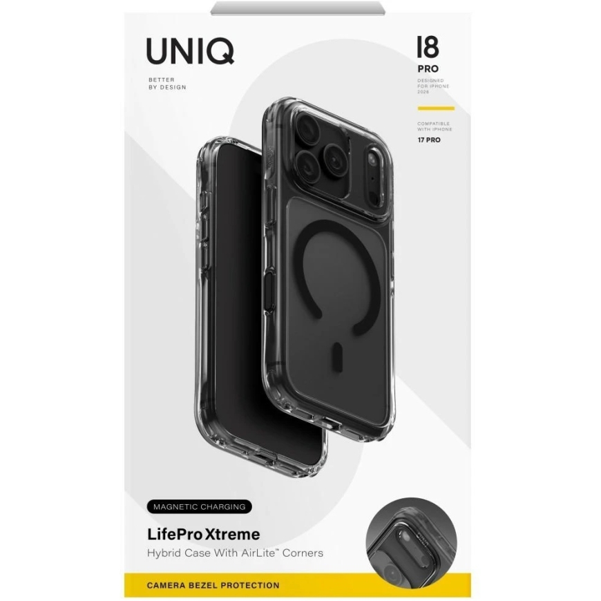 UNIQ Lifepro Xtreme -kuori iPhone 18 Pro / 17 Pro:lle, must – 4