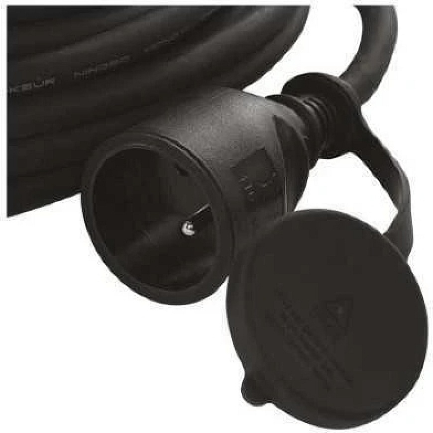 Extension cable 1 socket 3x2.5 mm2 10 m juodas P01710R EMOS – 2