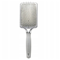 Olivia Garden Expert Care rectangular brush with nylon bristles Silver L Olivia Garden Expert Care rectangular brush with nylon bristles Silver L