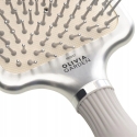Olivia Garden Expert Care stačiakampis šepetys su nailono šereliais Sidabrinis L Olivia Garden Expert Care stačiakampis šepetys su nailono šereliais Sidabrinis L