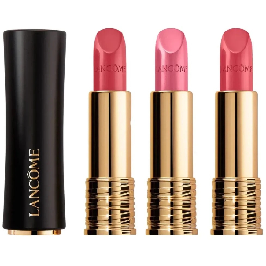 Lancome-setti: L’Absolu Rouge -kermainen huulipuna, 132, Caprice de Rouge, 3.4 g + L’Absolu Rouge -kermainen huulipuna, 11, Rose