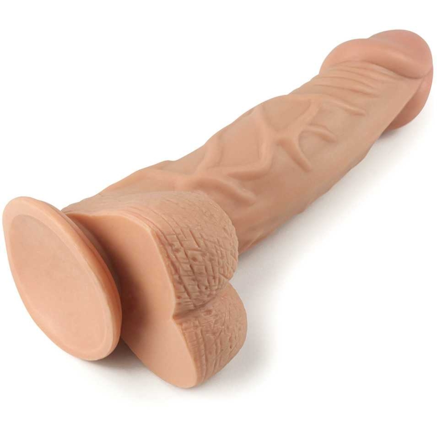 Lovetoy 9 дюймовый настоящий экстремальный фаллоимитатор с мягкой кожей – 4
