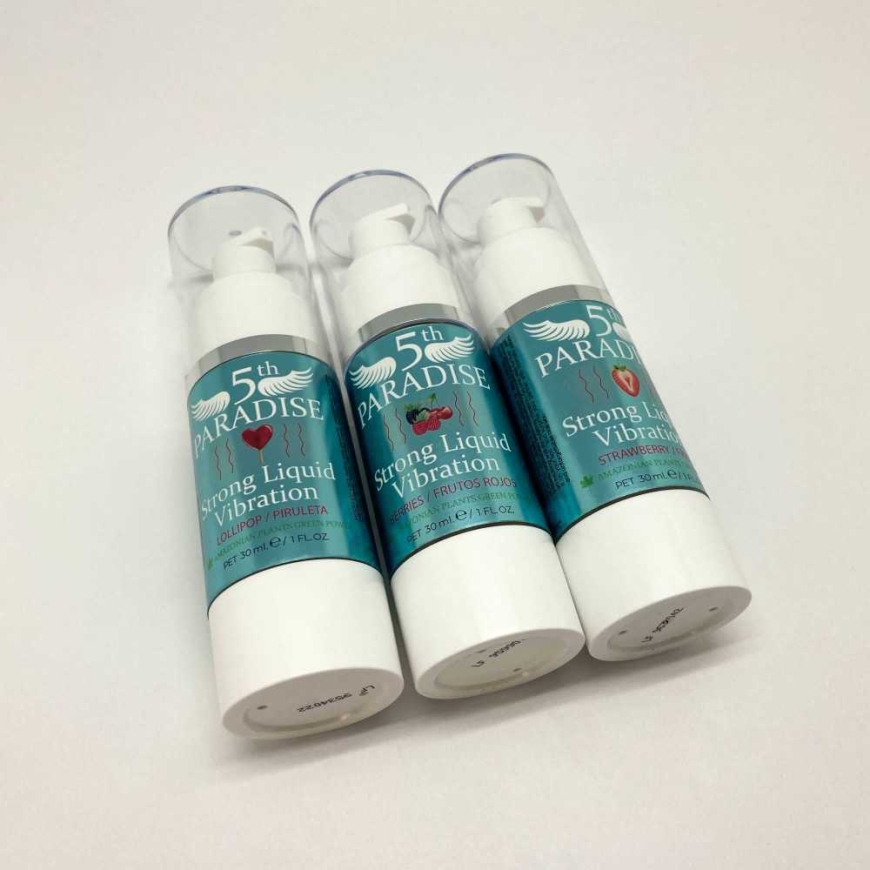 Spēcīga šķidra vibrācija zemeņu 5. PARADISE 30 ml – 2
