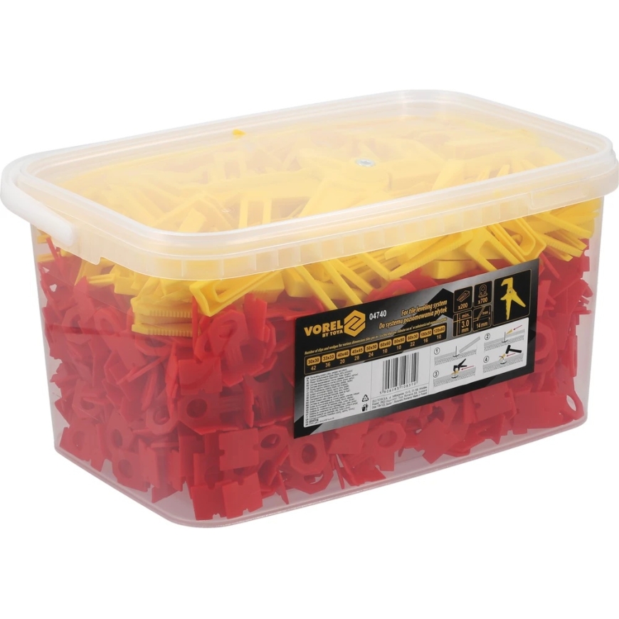 Vorel TILE LEVELING SYSTEM 3MM 700+200+REPLYS – 2