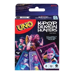 Mattel Games UNO KPop Demon Hunters Card Game for Kid, Adult & Family Nights with Movie-Inspired Deck