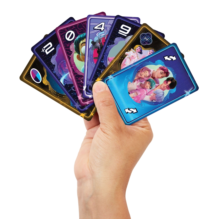 Mattel Games UNO K-pop Demon Hunters Карточная игра Shedding – 3