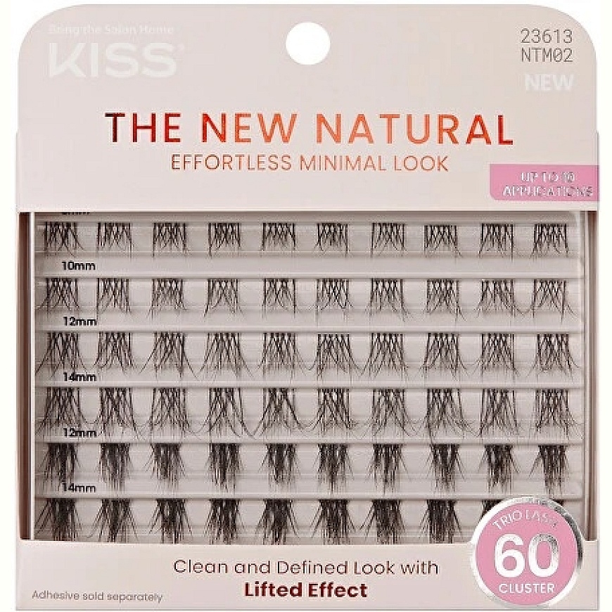 Kiss My Face KISS Uudet luonnolliset "Trio Multi Lashes" ripset