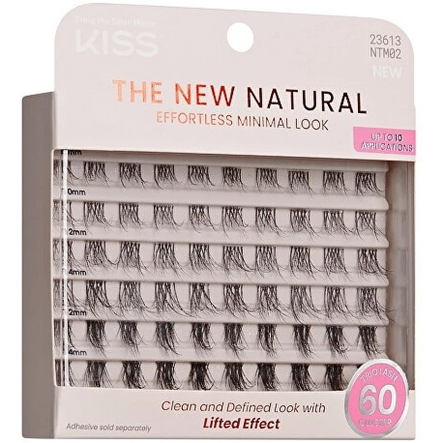 Kiss My Face KISS Uudet luonnolliset "Trio Multi Lashes" ripset – 3